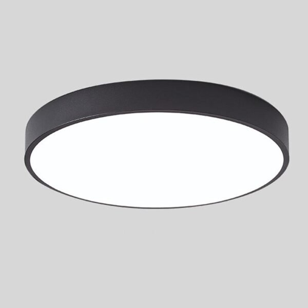 Nordic Macaron Runde Deckenlampe Holz LED Ø30 cm - Image 11