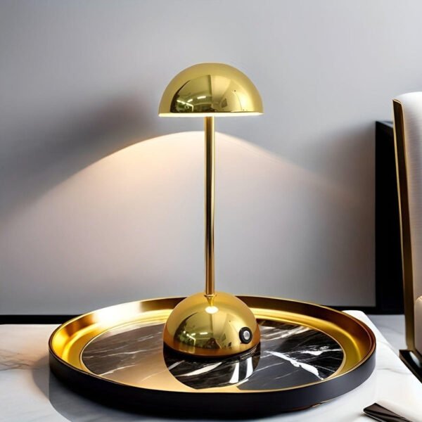 Dimmbar Touch-Pilzlampe Aus Metall - GlanzLicht Elegant - Image 6