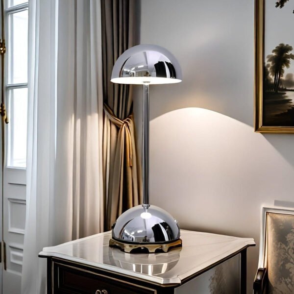 Dimmbar Touch-Pilzlampe Aus Metall - GlanzLicht Elegant - Image 8