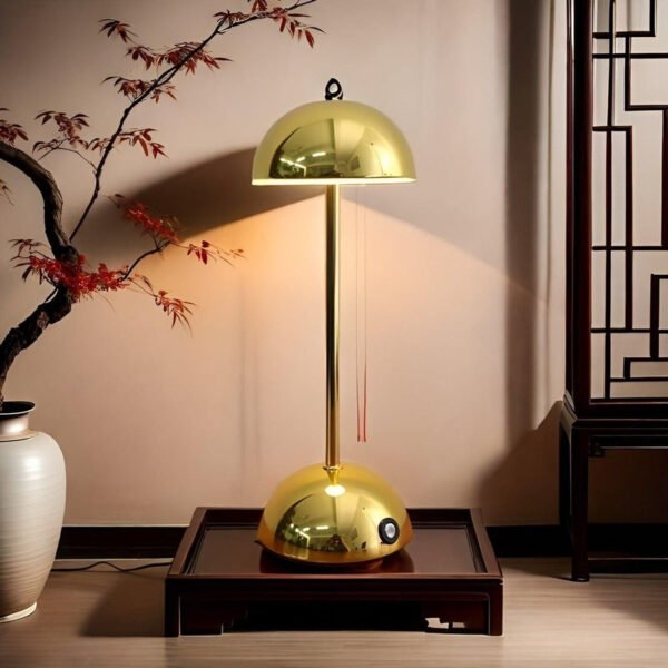 Dimmbar Touch-Pilzlampe Aus Metall - GlanzLicht Elegant - Image 5