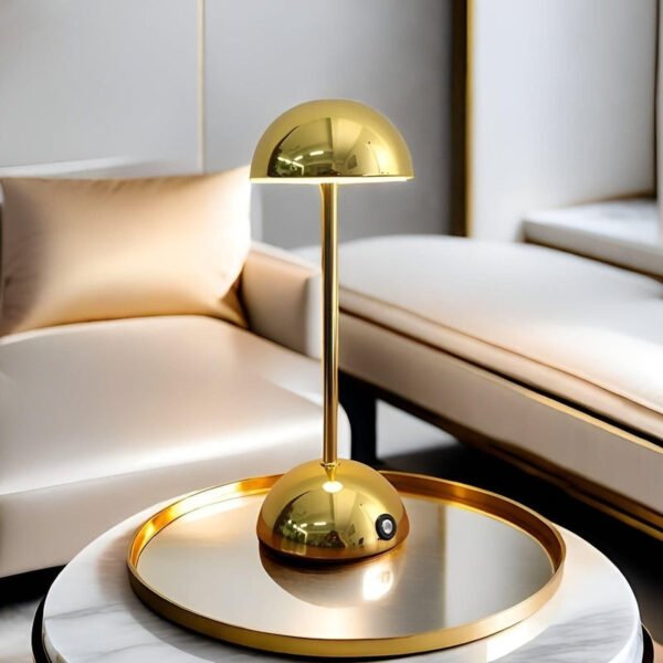 Dimmbar Touch-Pilzlampe Aus Metall - GlanzLicht Elegant - Image 7