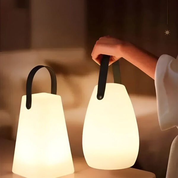 LumiGlow Tischlampe – Kabellos, Wasserdicht, Farbwechsel LED - Image 3