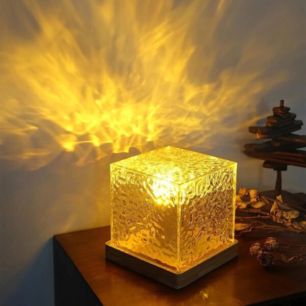 Lumos - Elegante Wandlampe Mit Farbwechsel Und Holzsockel - Image 4