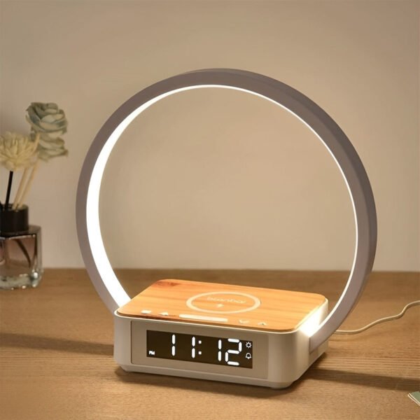 SmartGlow - LED-Lampe mit Wecker und Qi-Ladestation - Image 2