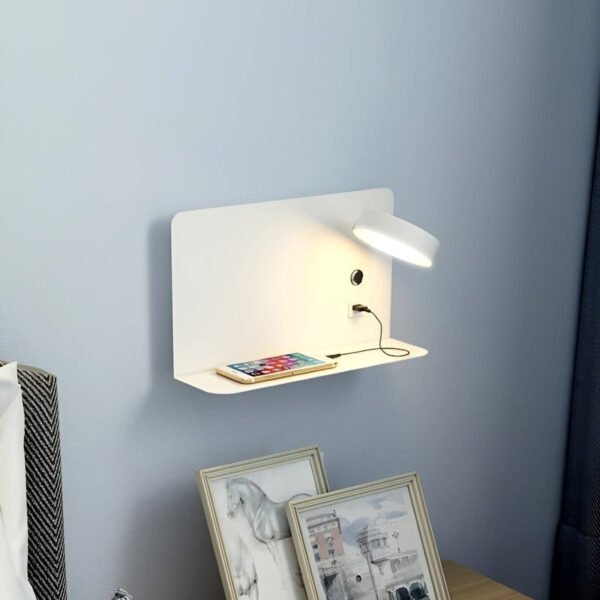 PowerGlow LED-Wandlampe Mit USB-Ladefunktion Modern 20cm - Image 6