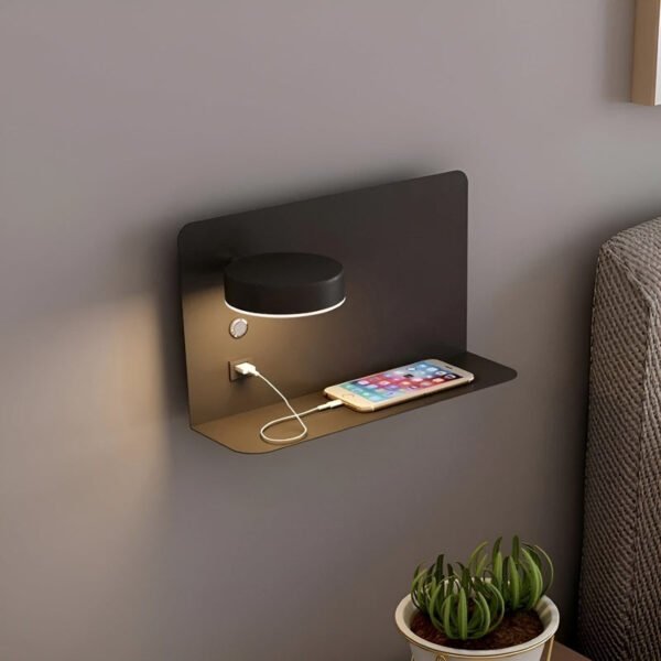 PowerGlow LED-Wandlampe Mit USB-Ladefunktion Modern 20cm - Image 2