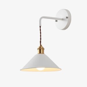 VintageStyle - Kegelförmige Metall Wandleuchte für Wohnzimmer