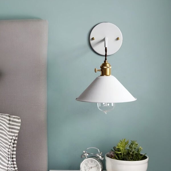 VintageStyle - Kegelförmige Metall Wandleuchte für Wohnzimmer - Image 4