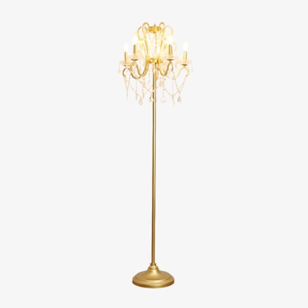 Glanzvolle Kristall Stehlampe 53cm für Elegantes Wohnen