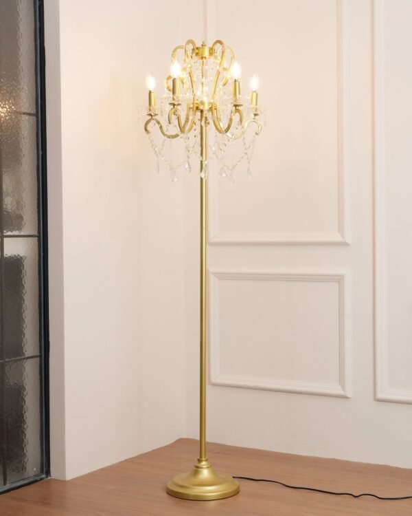Glanzvolle Kristall Stehlampe 53cm für Elegantes Wohnen - Image 8